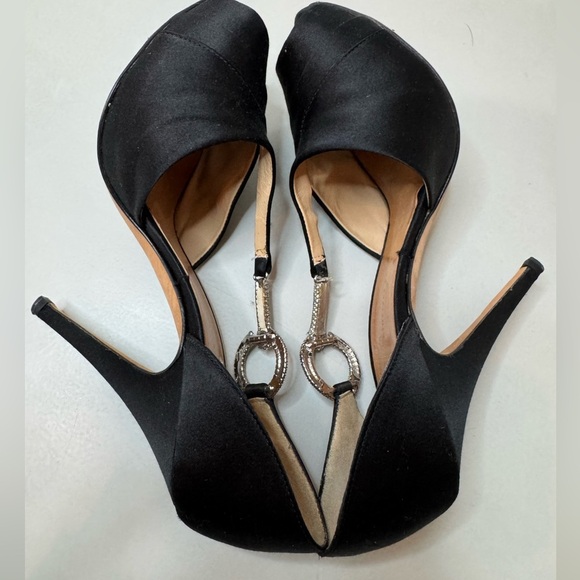 Giuseppe Zanotti Satin Crystal Embellished Heels - Size 8 | Elegant and Stunning - Picture 13 of 17